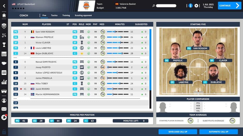 Скриншот 5 из International Basketball Manager 22