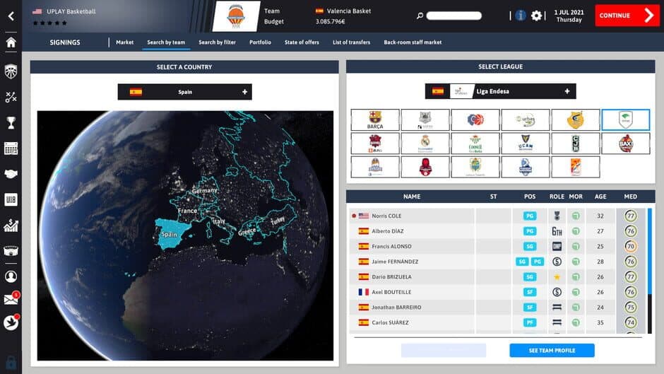 Скриншот 3 из International Basketball Manager 22
