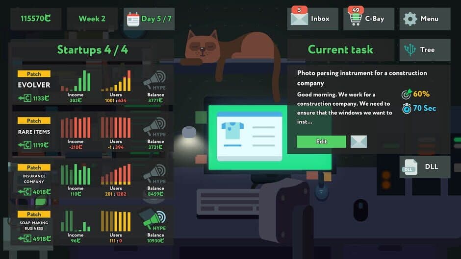 Скриншот 2 из while True: learn() - Data Scientist Edition