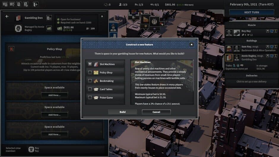 Скриншот 2 из City of Gangsters: Atlantic City
