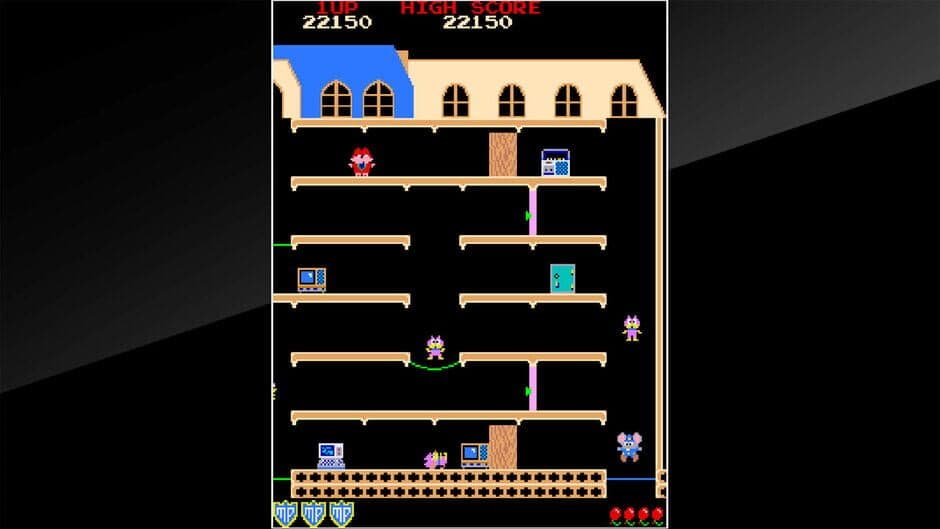Скриншот 4 из Arcade Archives: Mappy