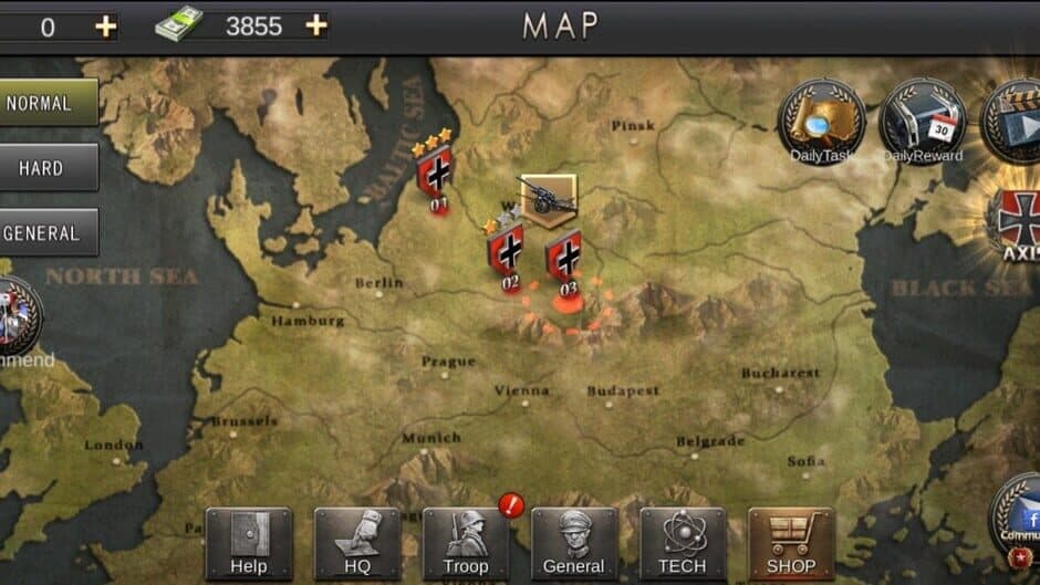 Скриншот 1 из World War 2: Strategy Simulator