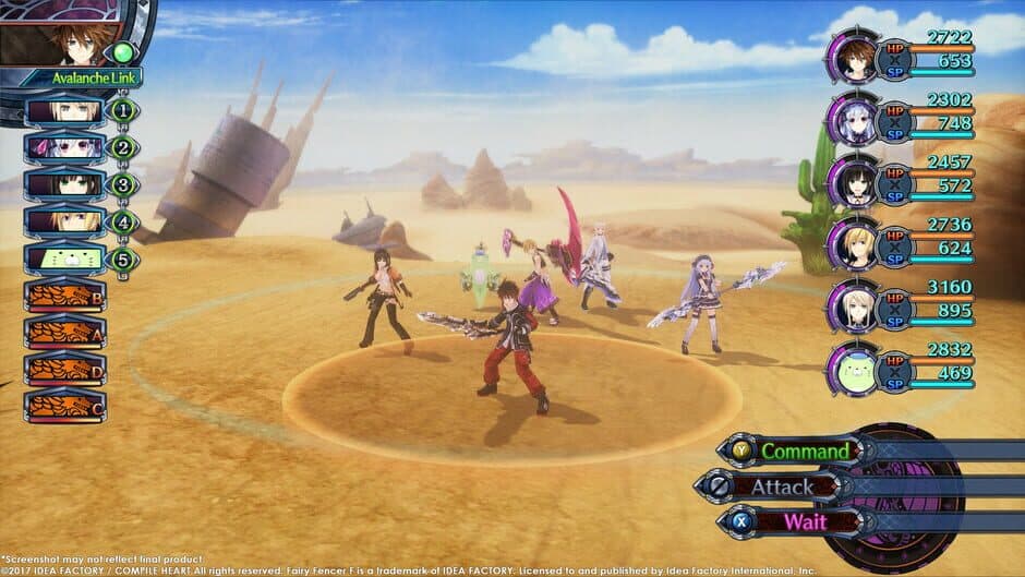 Скриншот 1 из Fairy Fencer F: Advent Dark Force - Deluxe Edition