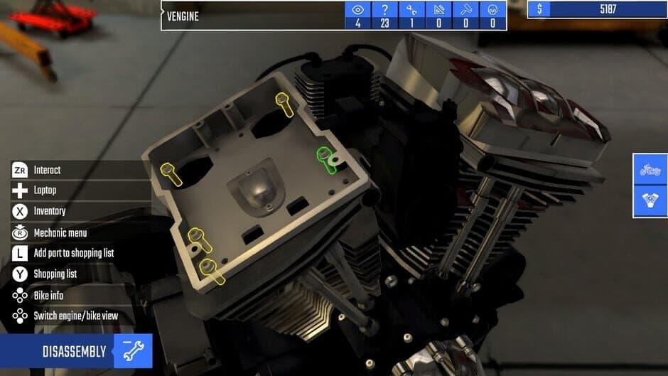 Скриншот 2 из Biker Garage: Mechanic Simulator