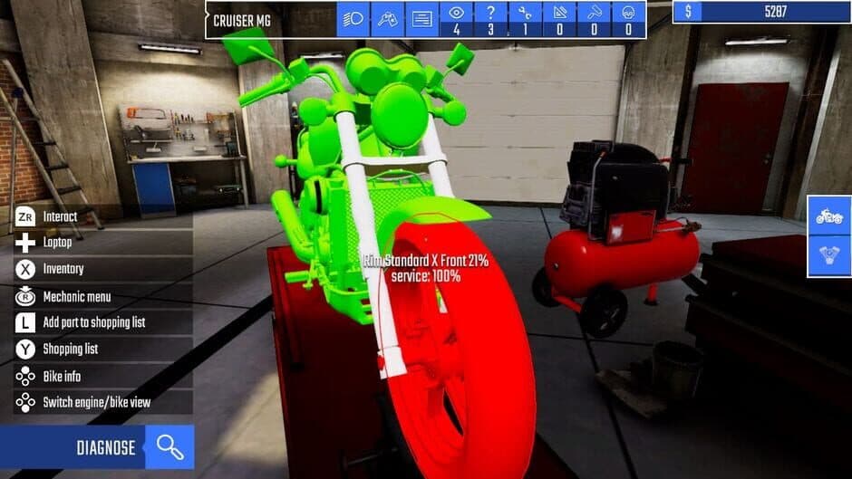 Скриншот 4 из Biker Garage: Mechanic Simulator