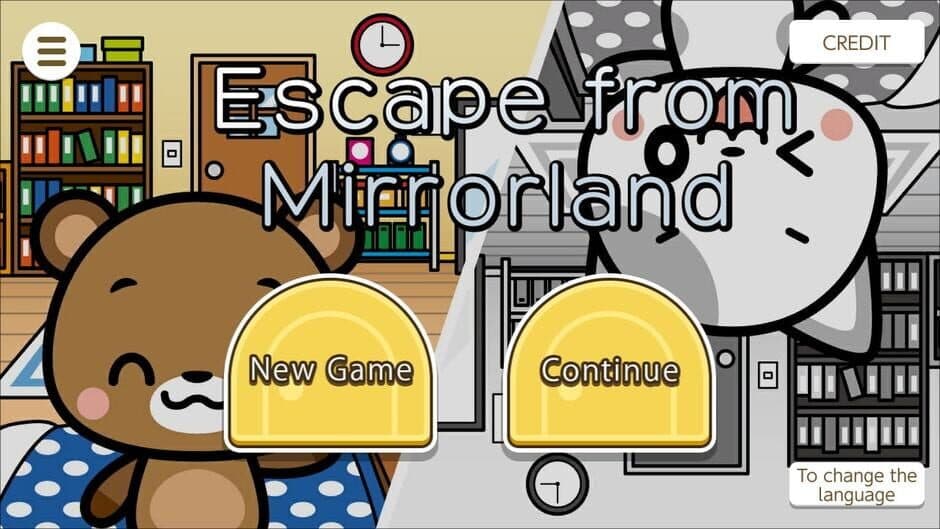Скриншот 1 из Escape from Mirrorland: The Adventures of Nyanzou & Kumakichi - Escape Game Series