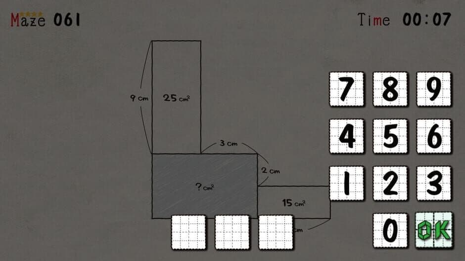 Скриншот 3 из Menseki: Area Maze puzzles