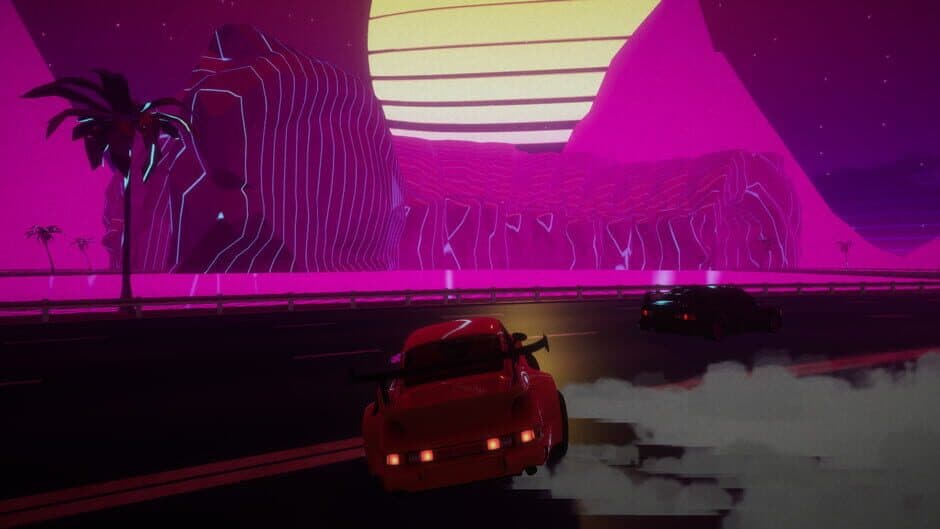 Скриншот 2 из RetroDrift: Retrowave Online Road