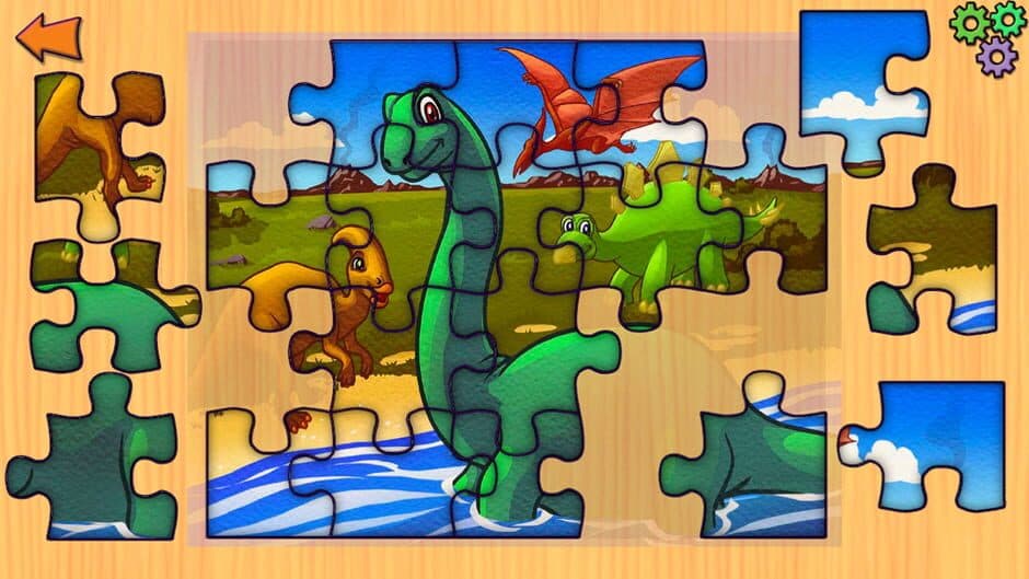 Скриншот 3 из Dinosaur Jigsaw Puzzles
