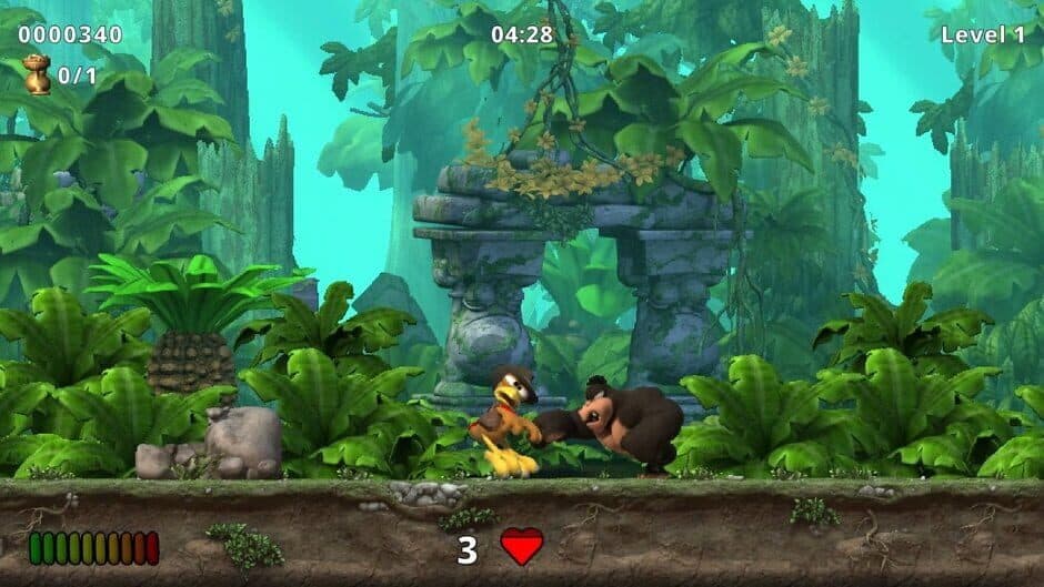 Скриншот 1 из Moorhuhn Jump and Run: Traps and Treasures
