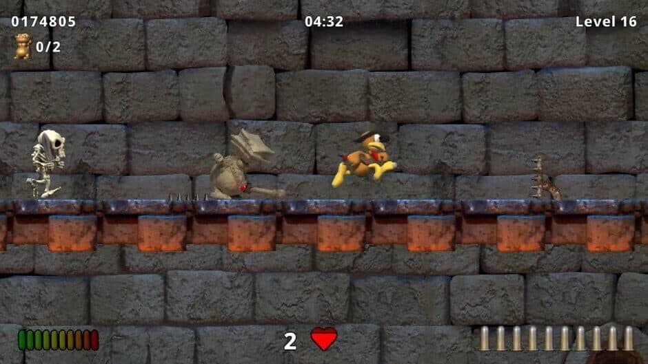 Скриншот 4 из Moorhuhn Jump and Run: Traps and Treasures