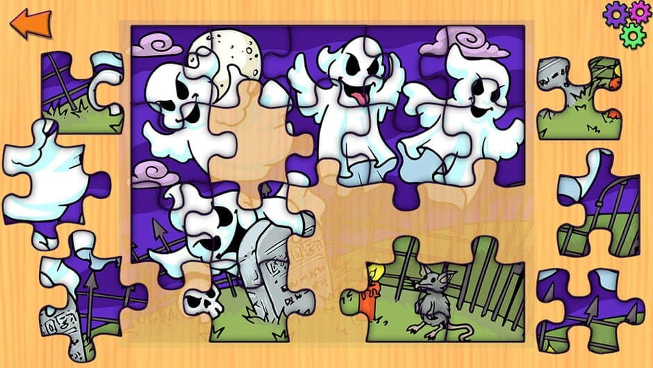 Скриншот 1 из Halloween Jigsaw Puzzles: Puzzle Game for Kids & Toddlers