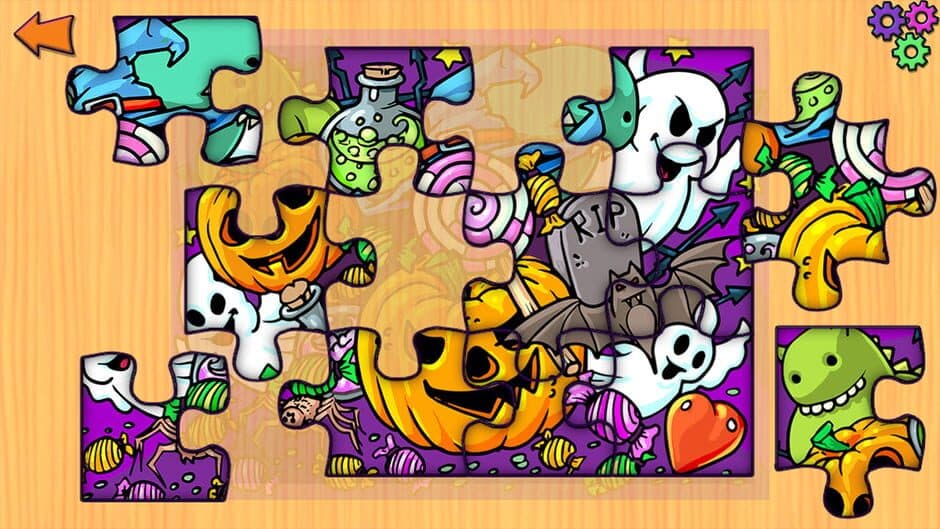 Скриншот 3 из Halloween Jigsaw Puzzles: Puzzle Game for Kids & Toddlers