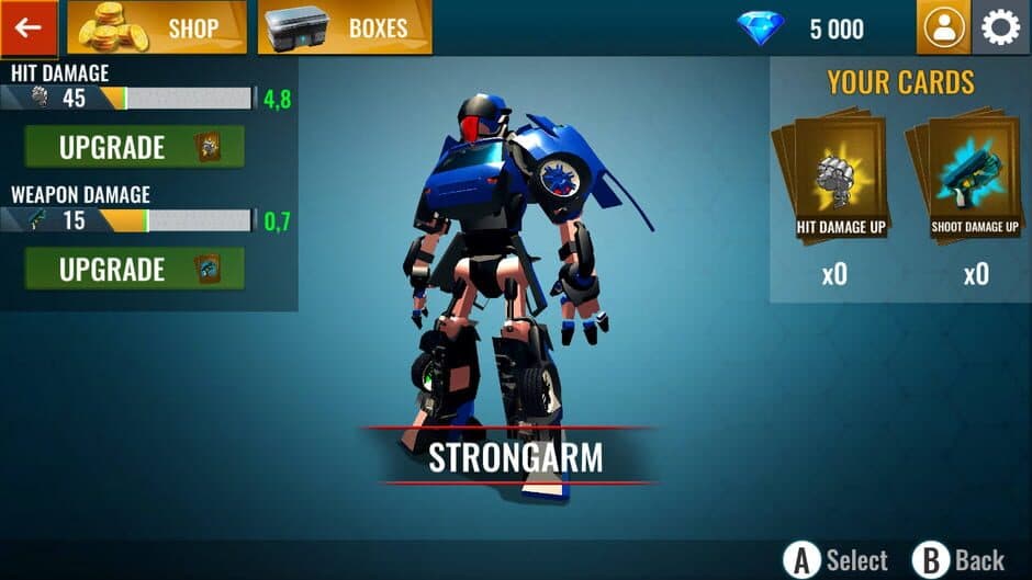 Скриншот 1 из Robot Car War: Transform Battle Machines