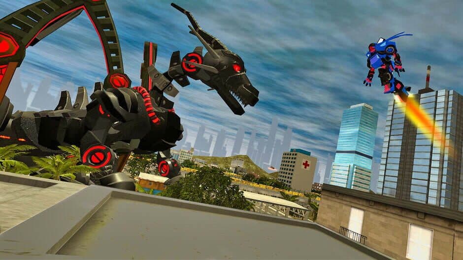 Скриншот 3 из Robot Car War: Transform Battle Machines