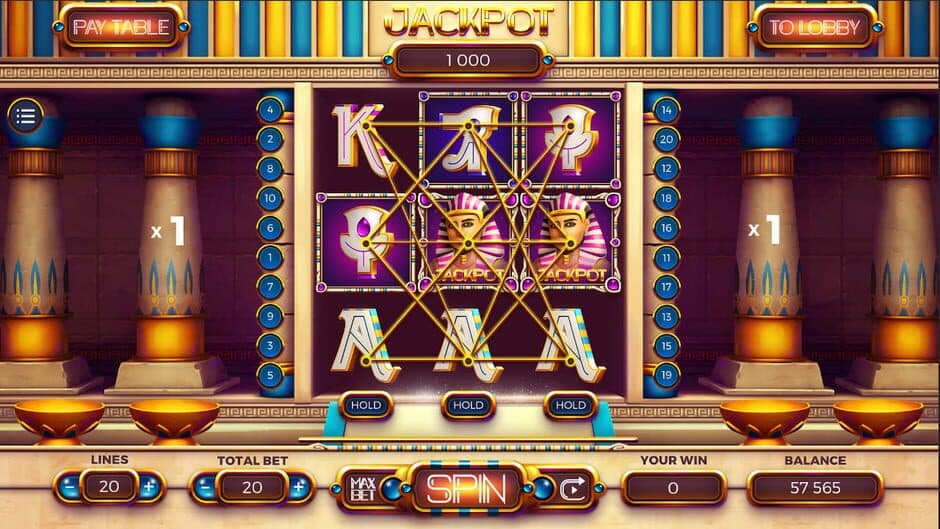 Скриншот 1 из Pyramids Slot Machines