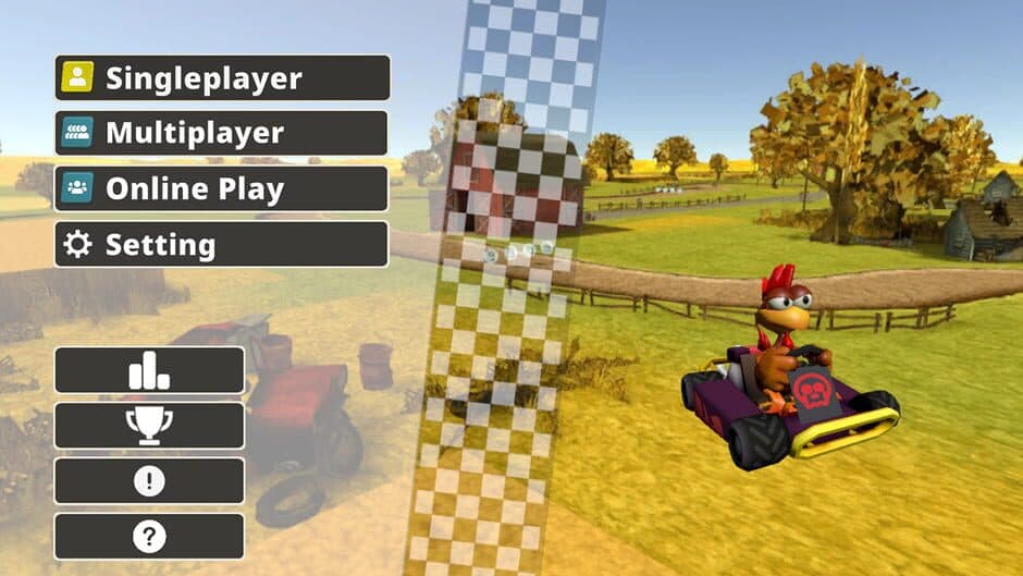Скриншот 6 из Crazy Chicken Kart 2
