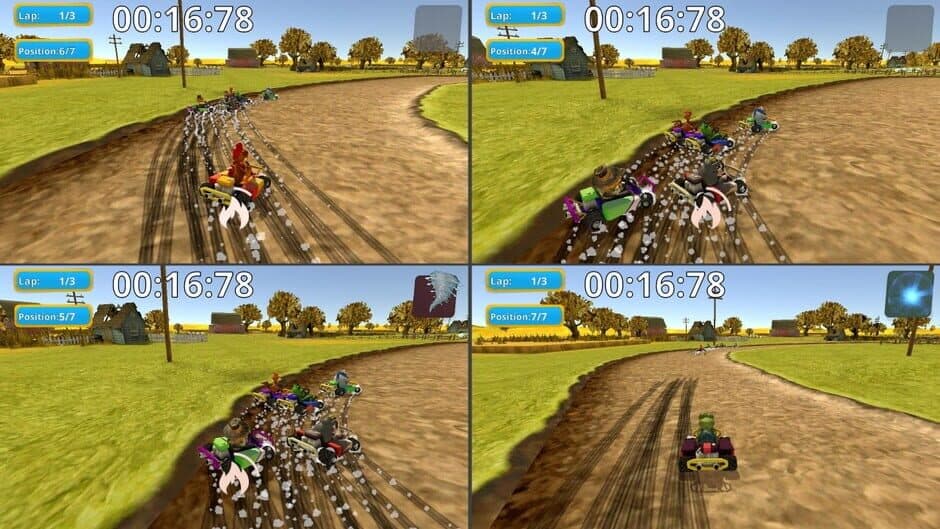 Скриншот 2 из Crazy Chicken Kart 2