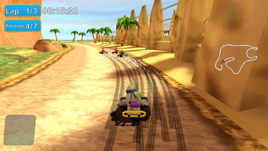 Скриншот 4 из Crazy Chicken Kart 2