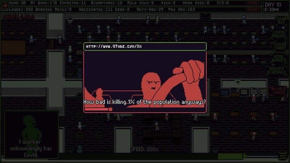 Скриншот 7 из Covid Simulator