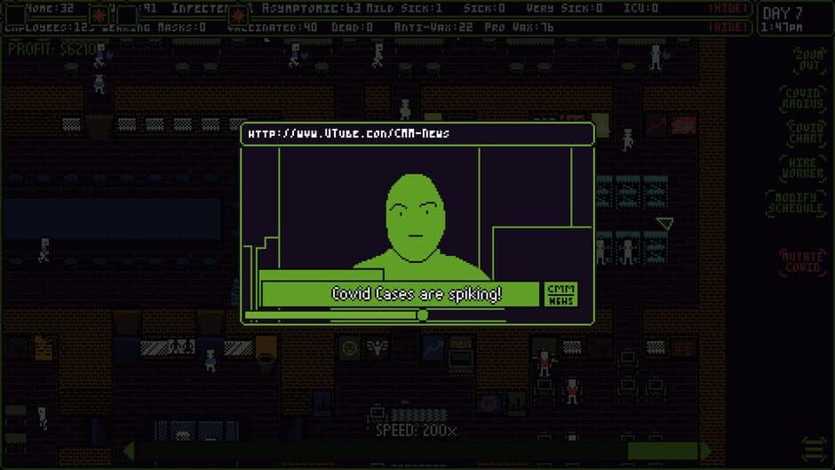 Скриншот 10 из Covid Simulator