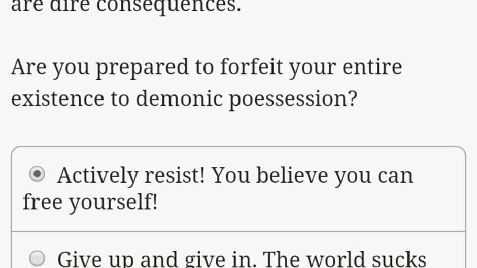 Скриншот 2 из So, You're Possessed!