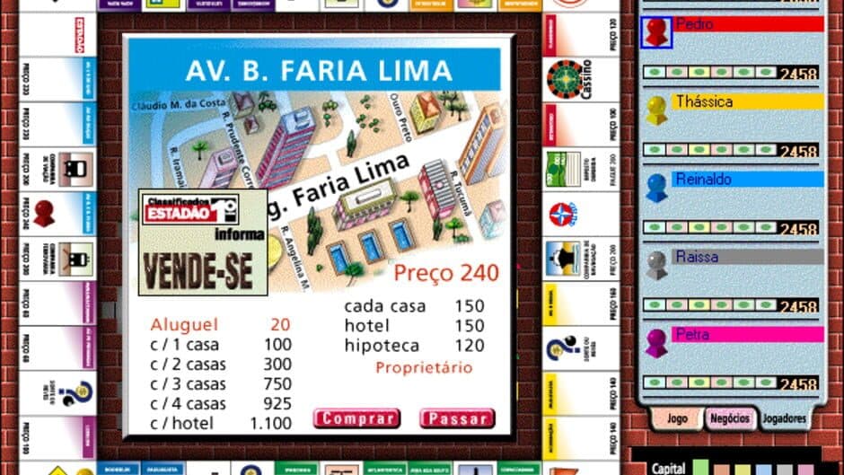 Скриншот 2 из Banco Imobiliário 2000