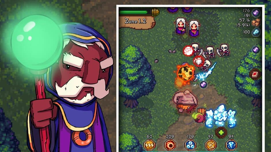 Скриншот 4 из Tap Wizard RPG: Arcane Quest