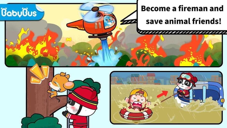 Скриншот 1 из Baby Panda's Fire Safety