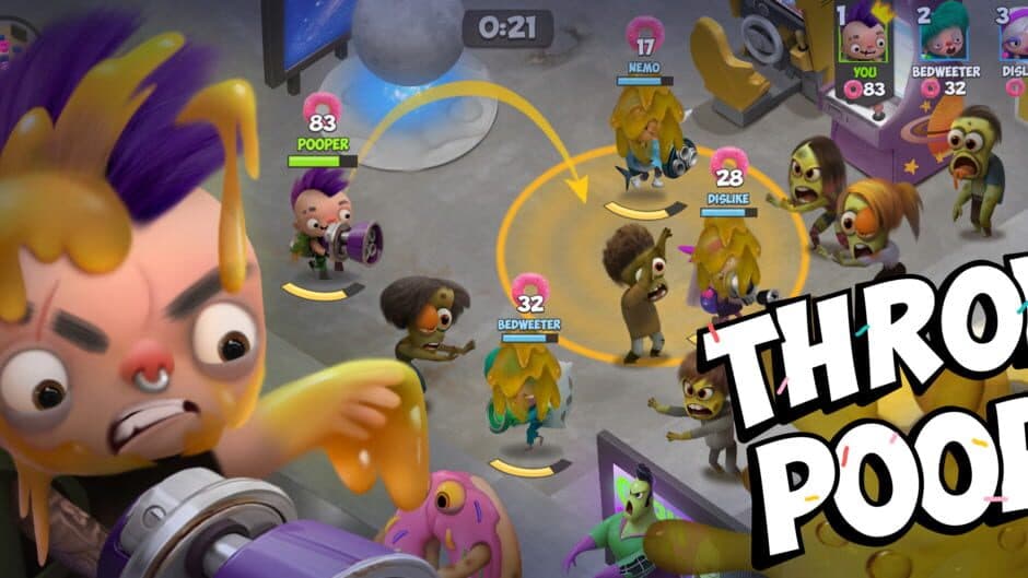 Скриншот 4 из Kids vs Zombies: Donuts Brawl
