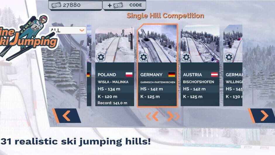 Скриншот 1 из Fine Ski Jumping