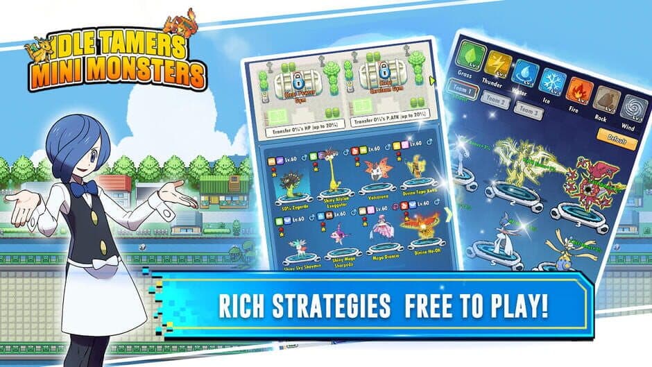 Скриншот 2 из Idle Tamers: Mini Monsters