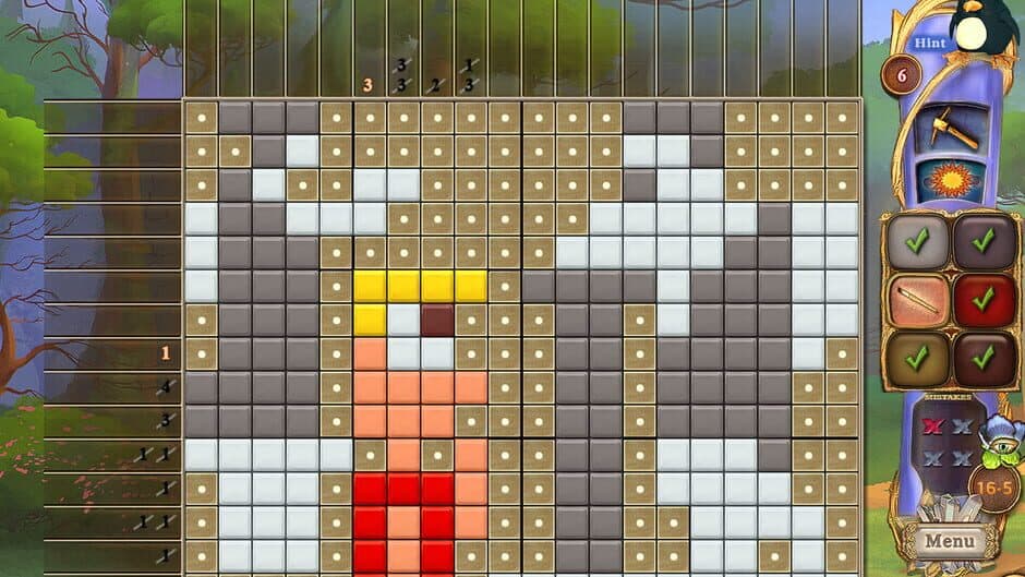 Скриншот 1 из Fantasy Mosaics 35: Day at the Museum