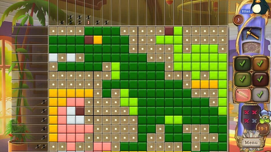 Скриншот 2 из Fantasy Mosaics 35: Day at the Museum