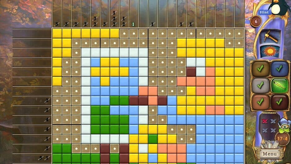 Скриншот 3 из Fantasy Mosaics 35: Day at the Museum