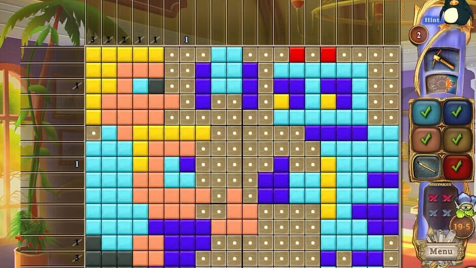 Скриншот 4 из Fantasy Mosaics 35: Day at the Museum