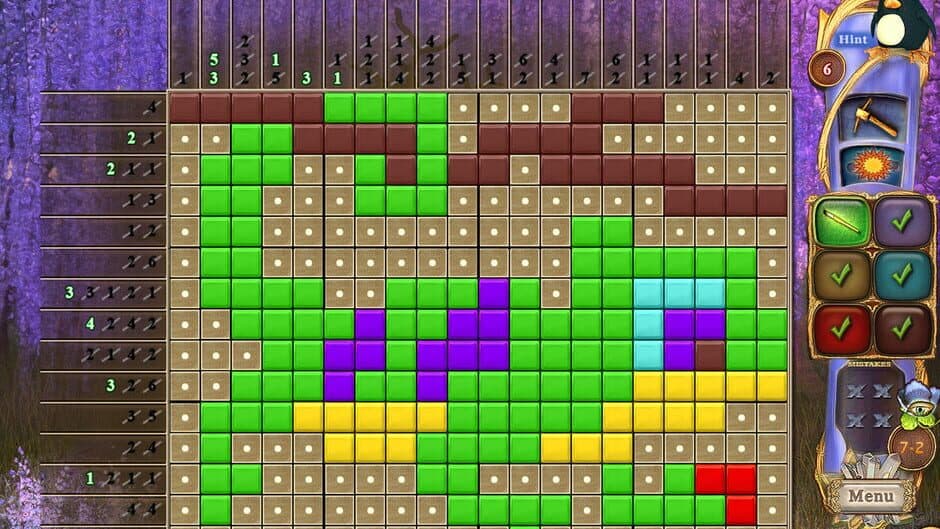 Скриншот 5 из Fantasy Mosaics 35: Day at the Museum
