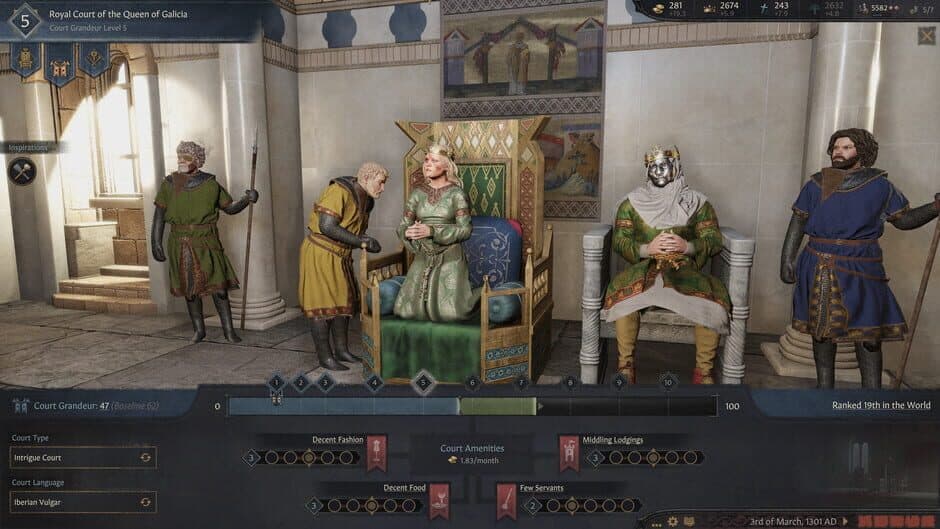 Скриншот 1 из Crusader Kings III: Royal Court