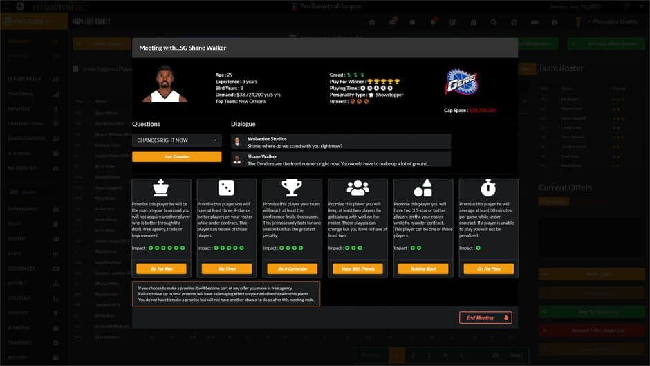 Скриншот 6 из Draft Day Sports: Pro Basketball 2022