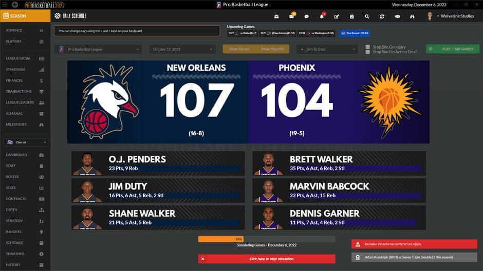 Скриншот 11 из Draft Day Sports: Pro Basketball 2022