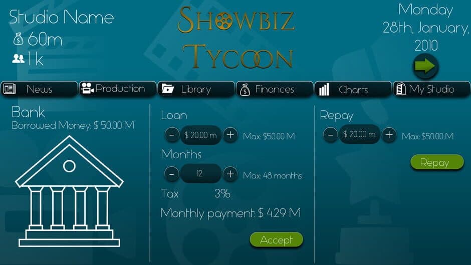 Скриншот 2 из Showbiz Tycoon