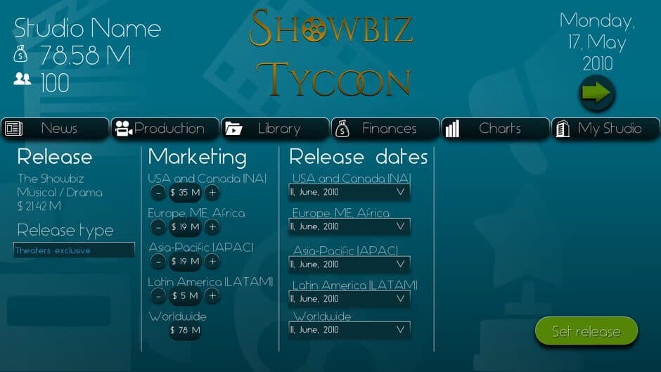 Скриншот 6 из Showbiz Tycoon