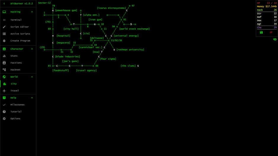 Скриншот 12 из Bitburner