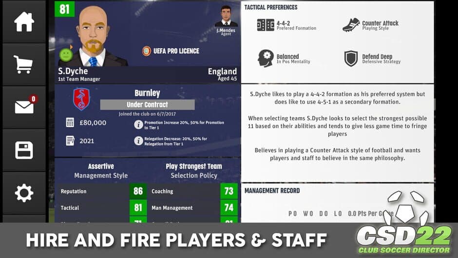 Скриншот 2 из Club Soccer Director 2022