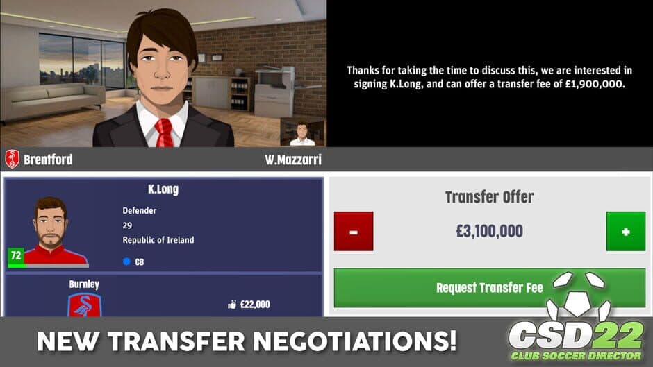 Скриншот 6 из Club Soccer Director 2022