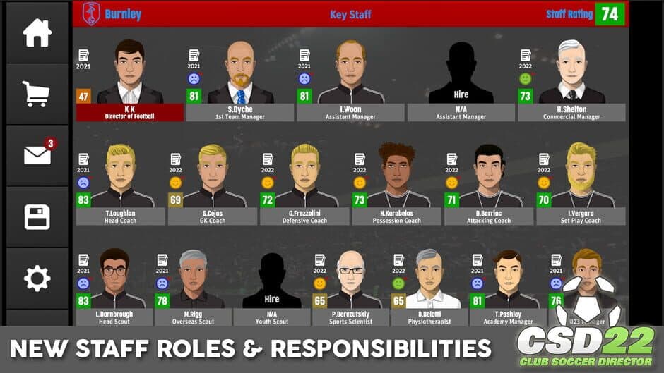 Скриншот 10 из Club Soccer Director 2022