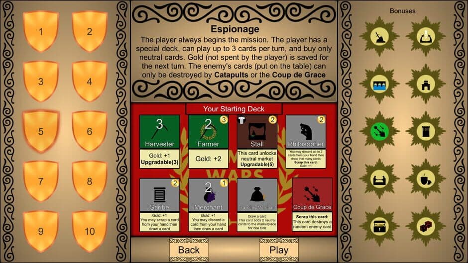 Скриншот 6 из Roman Wars: Deck Building Game