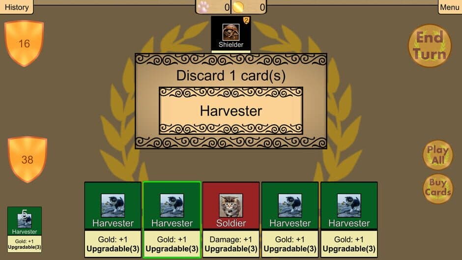 Скриншот 4 из Roman Wars: Deck Building Game