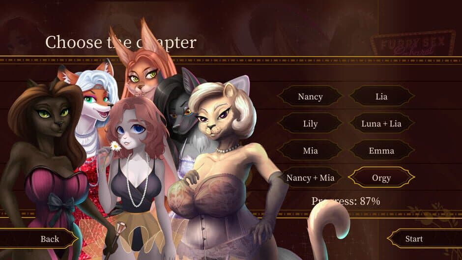 Скриншот 1 из Furry Sex: Cabaret