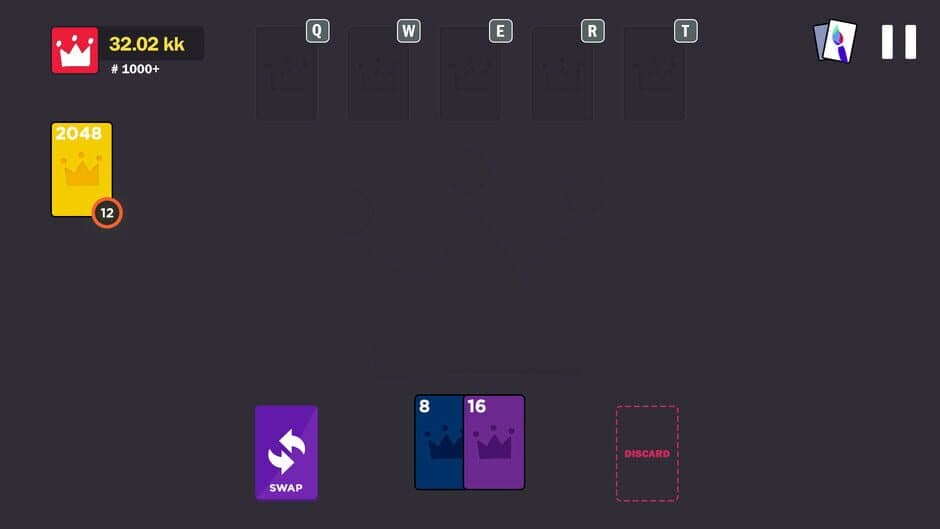 Скриншот 2 из 2048 Royal Cards
